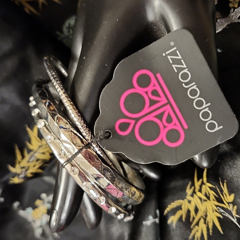Paparazzi Silvertone Bangles